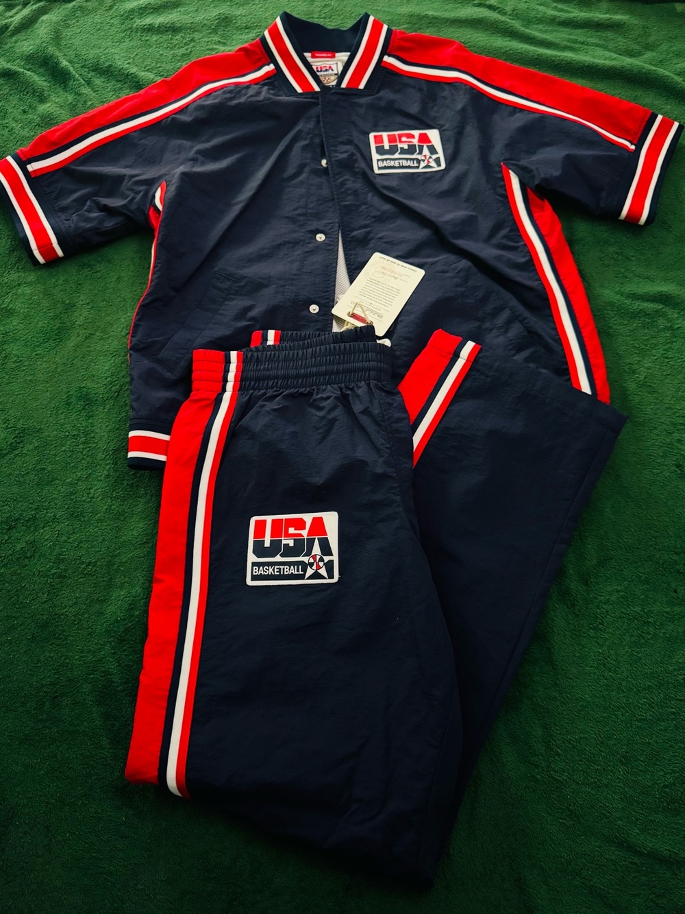 Mitchell & Ness Larry Bird USA Olympic 92’ Authentic Warm Up Set